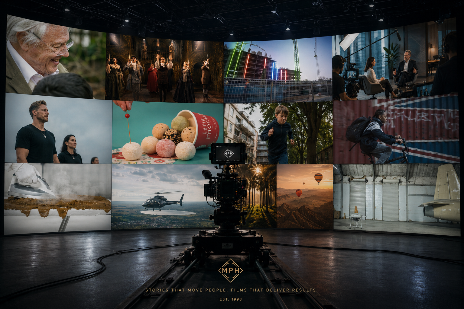 Behind the scenes – film production on location